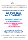 Posílá vás lékař nebo hygiena na PCR test na COVID-19?