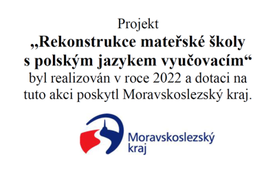 Rekonstrukce mateřské školy s polským jazykem vyučovacím