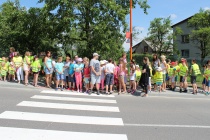 V obci jsme otevřeli oranžový přechod